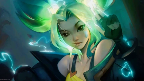 Zeri The Spark of Zaun Live Wallpaper - Free Live Wallpaper