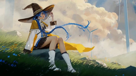 Wandering Witch Live Wallpaper - Free Live Wallpaper