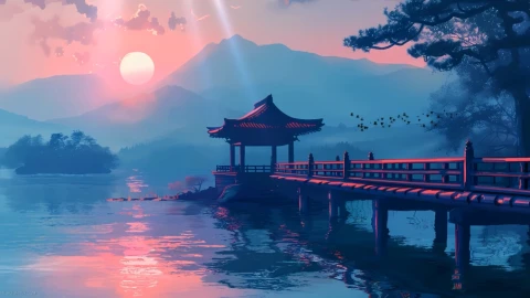 Japan Lake Dreamscene Live Wallpaper - Free Live Wallpaper