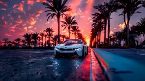Bmw in Miami Live Wallpaper - Free Live Wallpaper