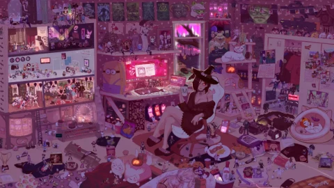 Crumpets Room - Halloween Live Wallpaper - Free Live Wallpaper