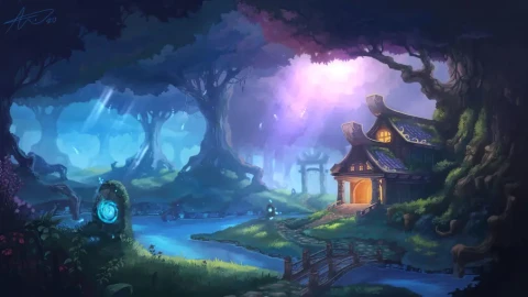 Mesmeric Forest Live Wallpaper - Free Live Wallpaper