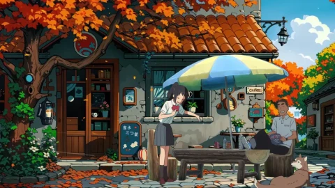 Anime Street View Live Wallpaper - Free Live Wallpaper