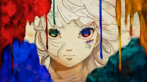 Ink Splatter Girl Live Wallpaper - Free Live Wallpaper
