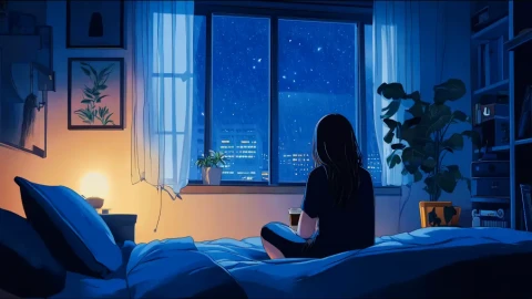 Late Night Rain Lofi Live Wallpaper - Free Live Wallpaper