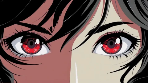 Eyes Blink Girl Live Wallpaper - Free Live Wallpaper