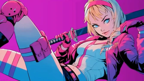 Marvel Comics Gwenpool Live Wallpaper - Free Live Wallpaper