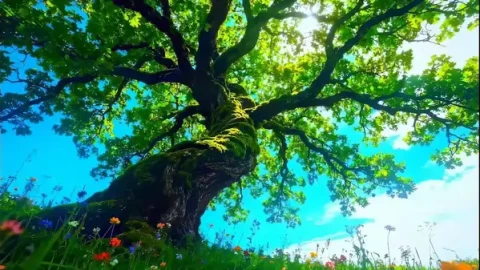 Calm Green Tree Live Wallpaper - Free Live Wallpaper