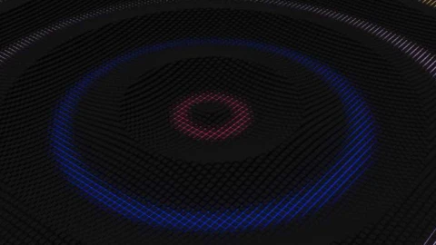 Glowing Blue Red Spiral Grid Animated Wallpaper - Free Live Wallpaper