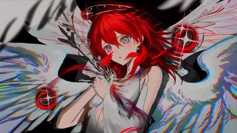Red Angel Wings Live Wallpaper - Free Live Wallpaper