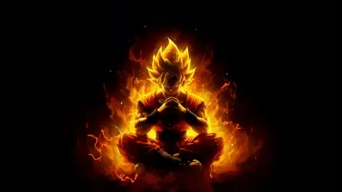 Goku: Saiyan Aura Live Wallpaper - Free Live Wallpaper