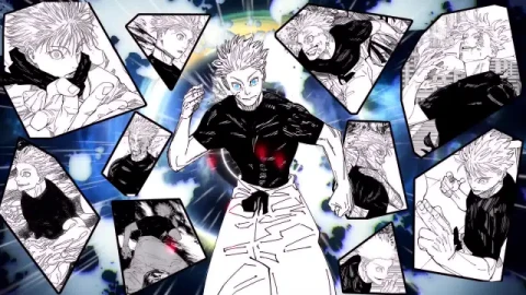 Gojo Satoru Manga Collage Live Wallpaper - Free Live Wallpaper
