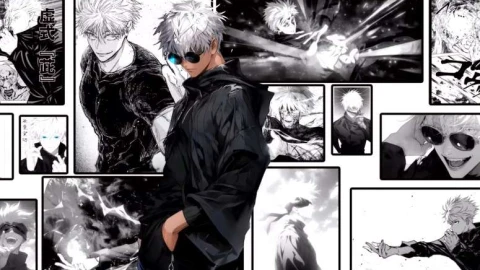 Jujutsu Kaisen - Satoru Gojo Manga Collage Live Wallpaper - Free Live Wallpaper