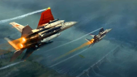 Ace Combat Zero - Solo Wing Pixy F-15 Eagle Live Wallpaper - Free Live Wallpaper
