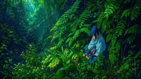Sasuke Chill Live Wallpaper - Free Live Wallpaper