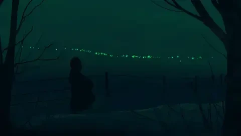 Distant Emerald Lights Live Wallpaper - Free Live Wallpaper