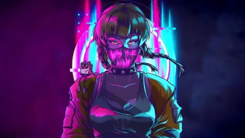 Digital Synthwave Aesthetic Live Wallpaper - Free Live Wallpaper