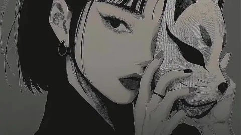 Fox Mask Girl Live Wallpaper - Free Live Wallpaper