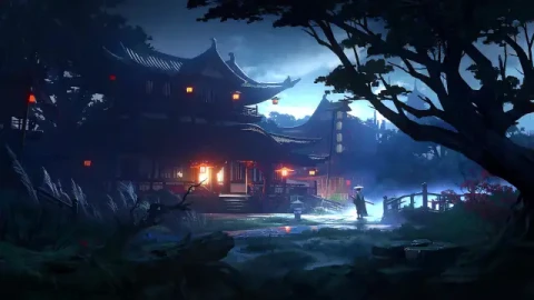 Samurai Temple Live Wallpaper - Free Live Wallpaper