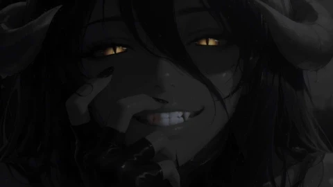Albedo Dark Smile Overlord Live Wallpaper - Free Live Wallpaper