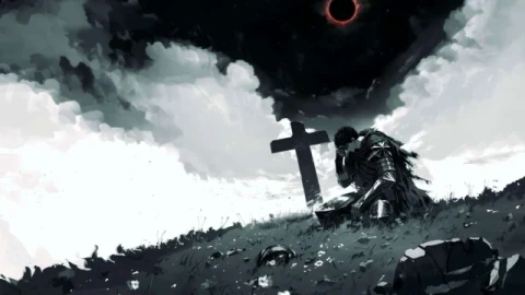 Berserk Guts Kneeling Live Wallpaper - Free Live Wallpaper