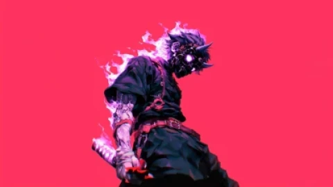 Demon Mask Samurai Live Wallpaper - Free Live Wallpaper