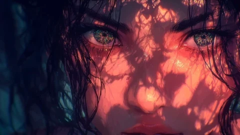 Diamond Eyes - 4K Aesthetic Portrait Live Wallpaper - Free Live Wallpaper