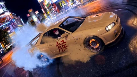 Drifting on Tokyo Streets Live Wallpaper - Free Live Wallpaper