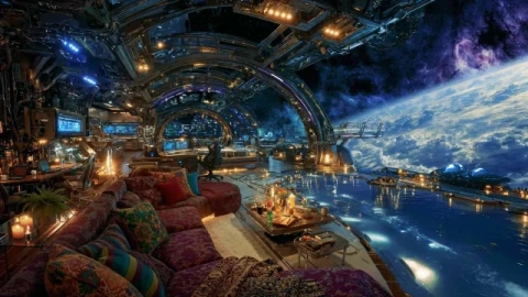 Futuristic Space Station Live Wallpaper - Free Live Wallpaper