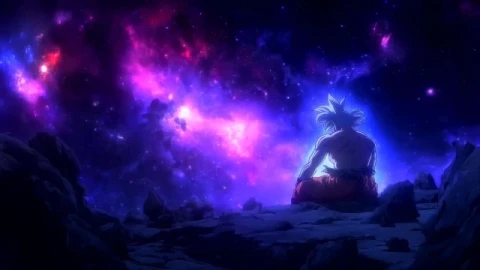 Goku Cosmic Aura Dragon Ball Live Wallpaper - Free Live Wallpaper