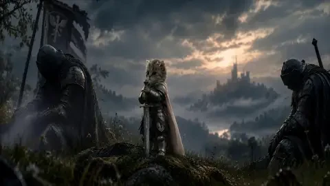 Brave Kitten Knight Live Wallpaper - Free Live Wallpaper