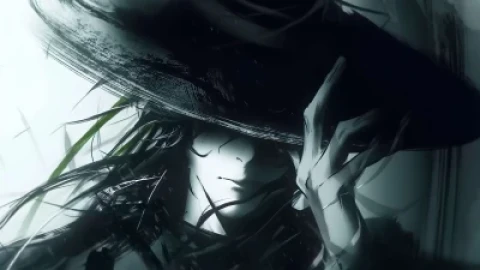 Mysterious Ronin - Dark Painterly 4K Wallpaper - Free Live Wallpaper