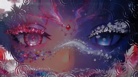 Mystic Dual Eyes Fantasy Aesthetic Live Wallpaper - Free Live Wallpaper