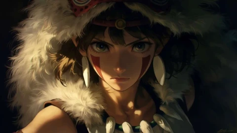 Princess Mononoke Ghibli 4K Live Wallpaper - Free Live Wallpaper