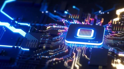 PS5 Pro Futuristic Chip Live Wallpaper - Free Live Wallpaper