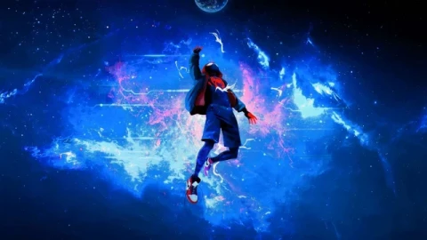 Spiderman Miles Lost in Space Live Wallpaper - Free Live Wallpaper