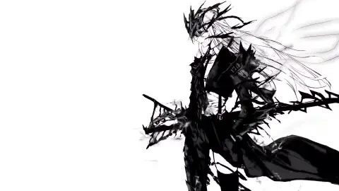 Artoria Lancer Alter: Monochrome Live Wallpaper - Free Live Wallpaper