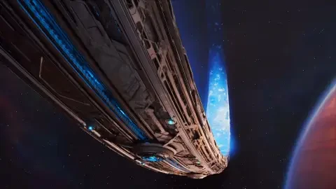 Halo Installation: Orbiting Ring Live Wallpaper - Free Live Wallpaper