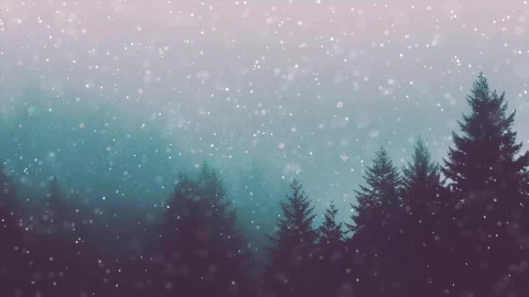 Heavy Snowing Forest - Free Live Wallpaper
