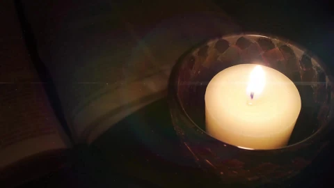 Holy Book and Candle - Free Live Wallpaper