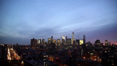 Manhattan Lights Animated Wallpaper - Free Live Wallpaper