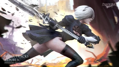 Nier Automata Sword Animated Wallpaper - Free Live Wallpaper