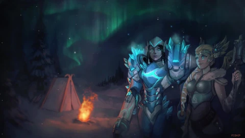 Frostbite Pharah Valkirie Mercy HD LIve Wallpaper 4 1 - Free Live Wallpaper