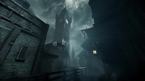 Thief Clocktower Raining Hd Live Wallpaper For Windows Desktophut 1 - Free Live Wallpaper