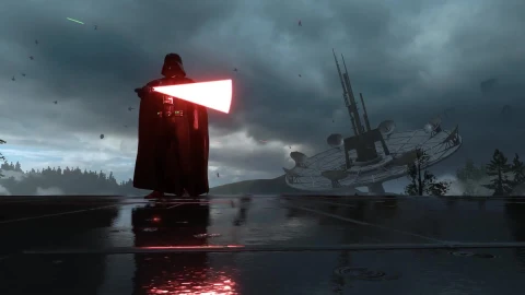 Darth Vader Endor Rain Live Wallpaper - Free Live Wallpaper