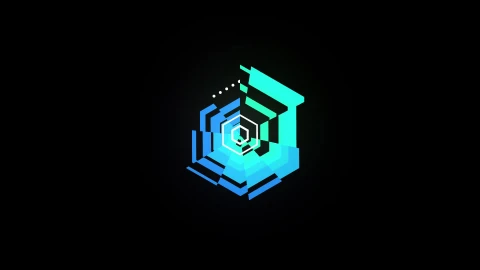 DesktopHut Polygon Radial Madness Live Wallpaper - Free Live Wallpaper