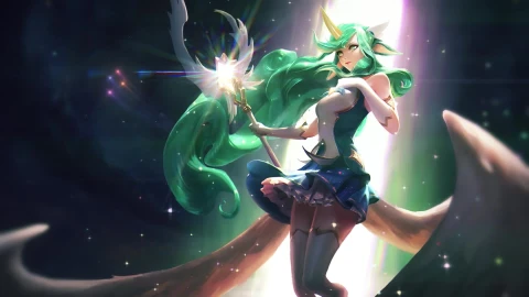 DesktopHut Star Guardian Soraka Live Wallpaper - Free Live Wallpaper