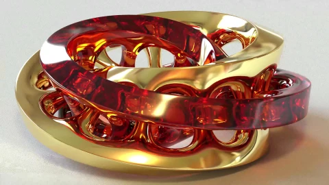 Gold Red Moebius High Resolution Lve Wallpaper - Free Live Wallpaper