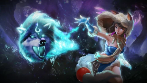 League of Angels 2 Wolf Girl HD Live Wallpaper - Free Live Wallpaper