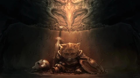 Skyrim Sad Cat Live Wallpaper - Free Live Wallpaper